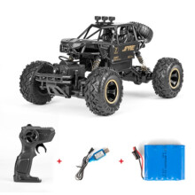 HD6241 1:16 Bigfoot grimpant la montagne, modèle réduit télécommandé tout-terrain 4x4 compatible (Couleur : Noir) : Cadeau surprise noir