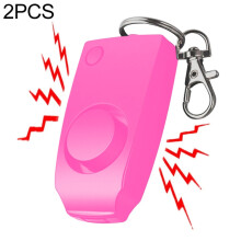 Yy701 - Se vende en juegos de 2: Alarma de seguridad personal compatible con mujeres, ancianos y niños (rosa): regalo sorpresa rosa