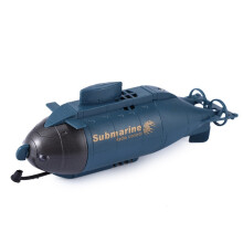 Mini sottomarino telecomandato ricaricabile a sei vie (blu): regalo a sorpresa blu