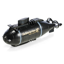 Wiederaufladbares Mini-U-Boot mit 6-Wege-Fernbedienung (Schwarz): Überraschungsgeschenk in Schwarz