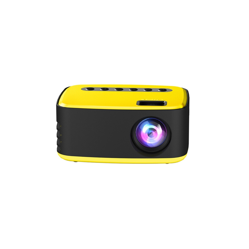 T20 320X240 400 Lumens Basic Portable Led Projector Compatible Home Use, Plug Specification: Uk Standard (Yellow) :Uk Plug, Basic Version Surprise Gi Yellow 9072918023717