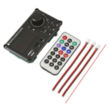 100W 12V Tpa3116 kleurenschermversterker met Bluetooth-decoderkaart en opname-/belfuncties (compatibel met mini-afstandsbediening): Kleine compatibel