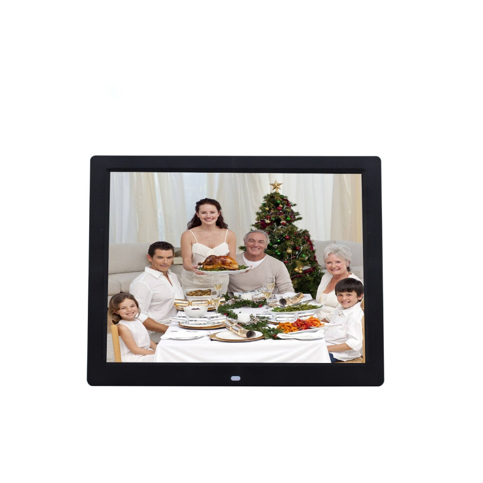 14-Inch High-Definition Digital Photo Frame, Electronic Photo Frame Display Case, Display Stand, Video Advertising Machine (Color: ) : Surp Black 9072918023960