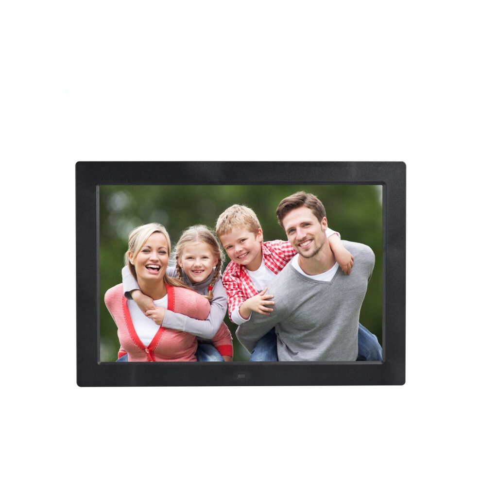 13-Inch High-Definition Digital Photo Frame, Electronic Photo Frame Display Case, Display Stand, Video Advertising Machine (Color: ) : Surp Black 9072918023984