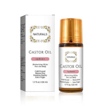 Castor Oil Roll-On with Rose Quartz | Pure for Skin 50ML