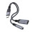 Adaptateurs USB C en métal de durabilité vers son-Gris 1