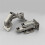 170 Degree Stainless Steel Hydraulic Hinge for Cabinet Doors, No Drilling Required 4