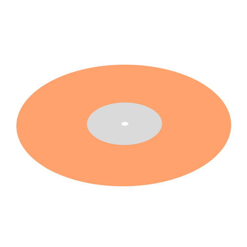 Tapis de platine acrylique réducteurs-Couleur orange