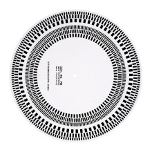 Disque stroboscopique de platines de 12 pouces, pour-Blanc