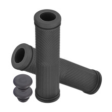 Soft Rubber Handle Grip Bicycles Handlebar Grip-Black