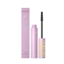 Black Brown 5ml Mascara Lengthens Eyelashes Curling Natural Fast Dry Silk Fiber Matte Waterproof Eye Lashes