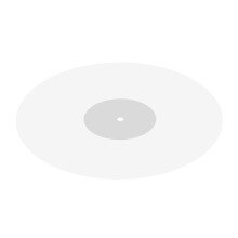 Fluorescent Anti Static Acrylic Record Player Mats For-White