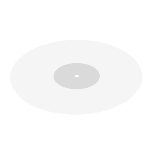 Fluorescent Anti Static Acrylic Record Player Mats For-White