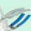 4-Prong Single Adjustment Clamp with Rubber-Coated  for Laboratory Use L 5