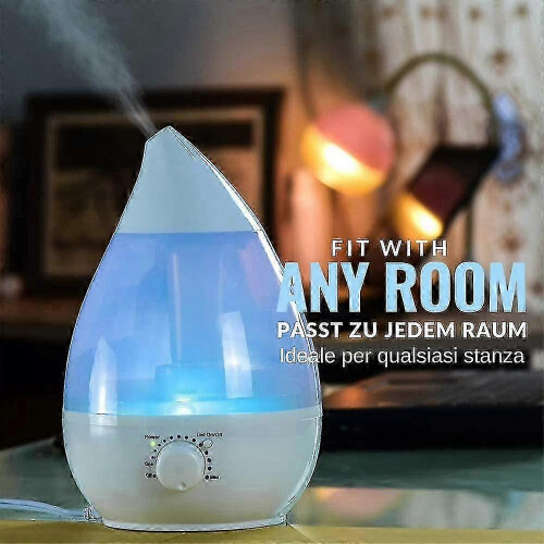 LED Ultrasonic Humidifier with Filter for Children Auto Switch Off 2