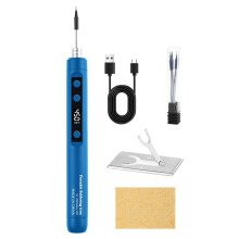 Kit Saldatore Senza Fili Ricaricabile, Portatile, Termostatico per Riparazioni di Elettrodomestici e Fai da Te.