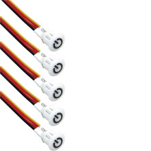 5 St. Dimbara Touchsensorknappar för Hem-Switchar för DC3.7-24V Garderobskorridor LED-Remsa Ljusströmbrytare 10T