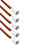 5Pcs Dimmable Touch Sensor Button  Home  Controller for DC3.7-24V Closet Corridor LED Strip Light  10T 1