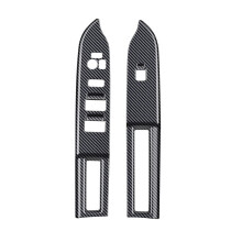 Car Window Glass Lifter Panel Cover for SPACIA/SPACIA Custom MK04 Series 2024 RHD Carbon Fiber Pattern