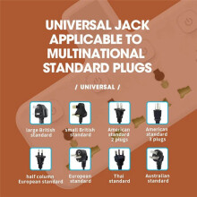 Multi Outlet Power Strip Wall Socket Universal Network Filter USB Charger Separate  Adapter with Light EU Plug