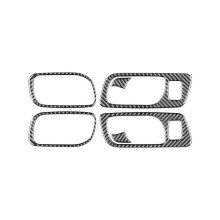 Carbon Fiber for TSX 2004-2008 Inner Door Handle Panel Cover Trim Interior Accessories