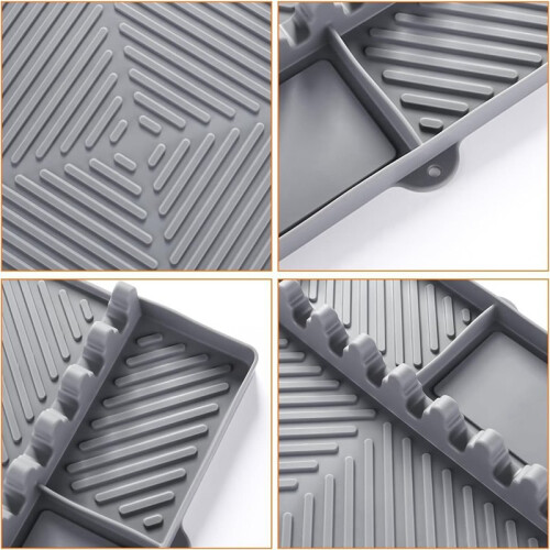 Griddle Mat Barbeque Grill Accessories Tools for Blackstone Side Shelf Mat with Drip Pad for Kitchen Cooking Countertop 1