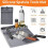 Griddle Mat Barbeque Grill Accessories Tools for Blackstone Side Shelf Mat with Drip Pad for Kitchen Cooking Countertop 3