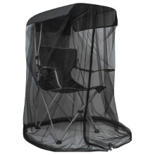 Portable Camping Chair Mosquito Net with Canopy, Full Coverage Bug Screen Tent for Outdoor Camping, Hiking, Patio, Fits Most Folding Camping Chairs