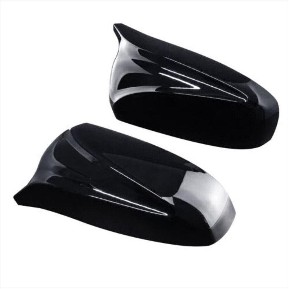 For Bmw X5 E70 X6 E71 2007-13 Side Wing Mirror Cover Caps Gloss Black 5001627324765