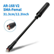 AR-168 Gooseneck Antenna SMA-Female Dual Band High Gain Tactical Antenna for UV-5RH for Quansheng UV K5 A