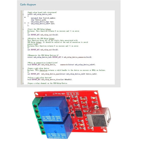 USB Relay Module 2 Channel 5V PC Intelligent Drive Control Board  Free Drive USB Computer Control Relay Module 2