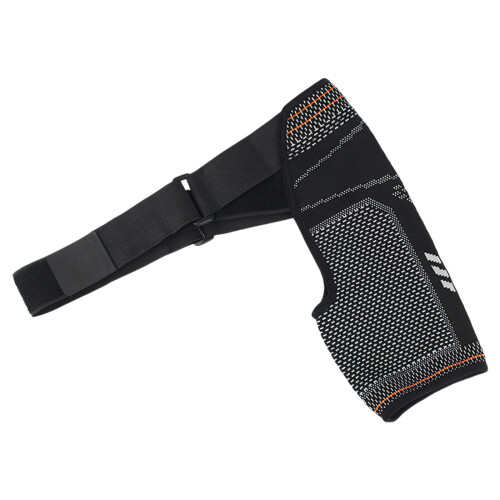 Athletic Shoulder Support Brace Adjustable Shoulder-Black L/XL