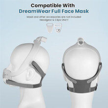 Headgear Replacement, Headgear Straps Supplies for Dreamwisp Nasal CPAP Mask, Strap W/2 Magnetic Clasp