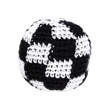 Soft Plush Mini Soccer Ball Toy Creative-Black and white