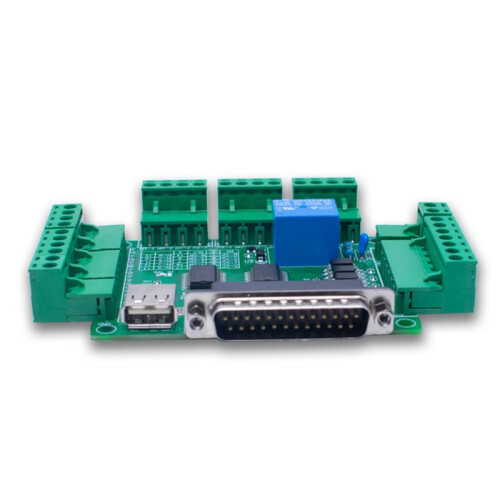 Carte D'Interface pour Machine de Gravure 5 Axes MACH3, Carte D'Interface CNC avec Couplage Optique et Alimentation USB Isolée 2