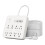 Multiple Electronics Charging Station With 16 Outlets And-White 1