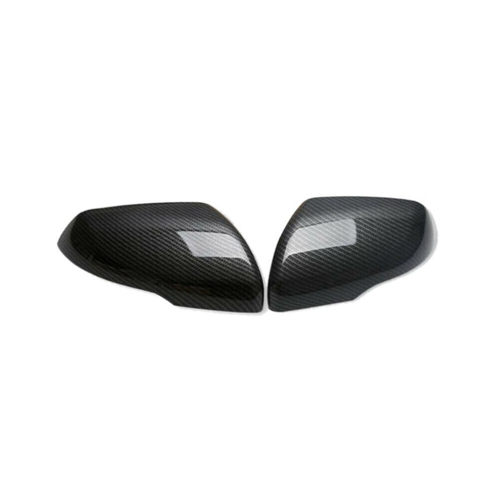 2Pcs Rear View Mirror Exterior Cover Side Mirror Covers For Ford Escape Kuga 2013-2019 Carbon Fiber Abs 3673175620426