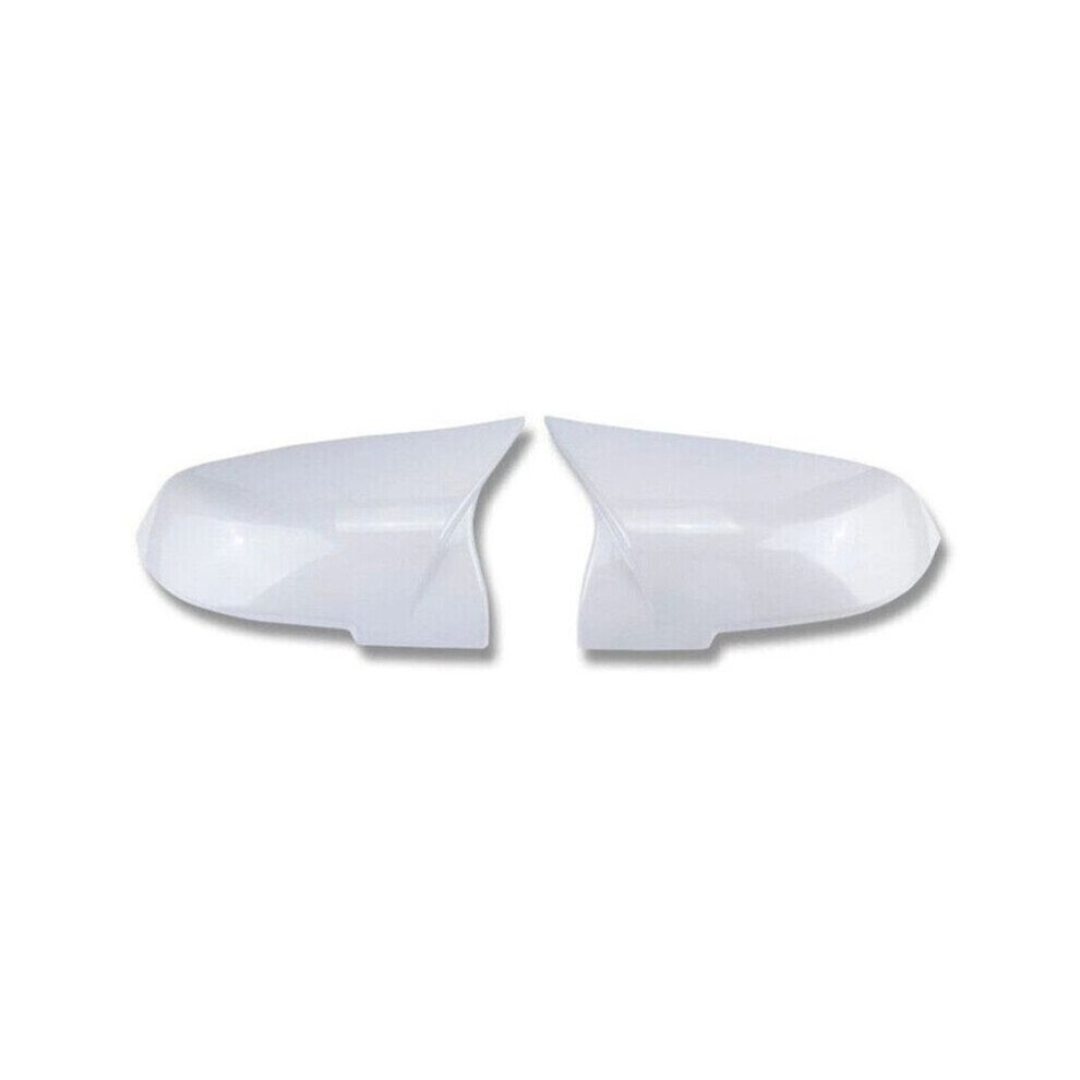 2Pcs M3 Style Side Rear Mirror Cover Caps For F20 F21 F30 F32 F36 X1 M3 White 9067249558762