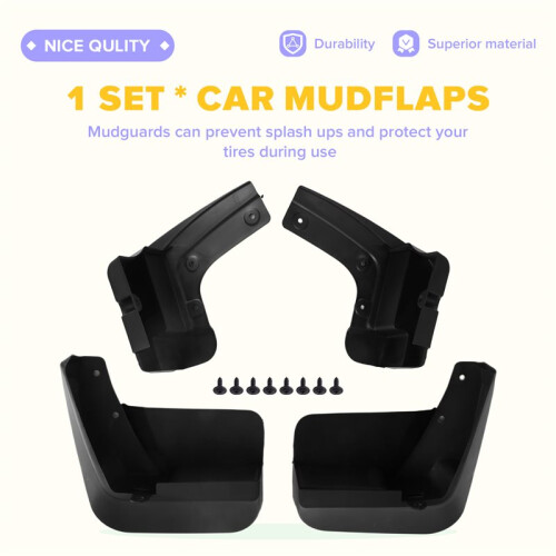 4 Pezzi Parafanghi per Auto Antispruzzo per  Forester 2013-2018 Ruote Anteriori e Posteriori Accessori per Auto 1
