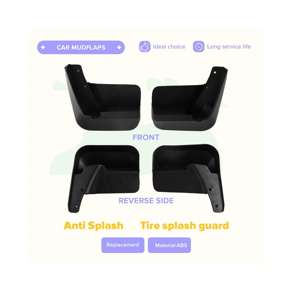 4Pcs Car Mudflaps Mudguards Anti For Forester 2013-2018 Front Rear Wheels Car Accessories 4711660570470