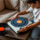 Tapete para Toca-Discos de 30 cm (12 Polegadas) com Efeito Visual Antiderrapante em Feltro, Ideal para DJs e Amantes da Música. 4