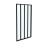 NES Home Nes Home 800 x 1400 mm Black Frame 4 Fold Door Bath Shower Screen 5