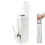Bathroom Crevice Trash Can Space Saving Compressed Trash Can with Toilet Brush Narrow Trash Can Garbage Container 5