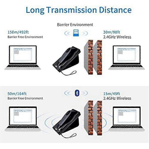 2025 Bluetooth Wireless Barcode Scanner Handheld USB Barcode Reader Scanner with Charging Base with Vibr 2