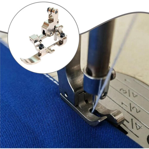 Sewing Machine Feet Adjustable Non Slip Presser Foot Guide Zipper Support for Overlocker Sewing Projects 2