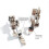 Sewing Machine Feet Adjustable Non Slip Presser Foot Guide Zipper Support for Overlocker Sewing Projects 5