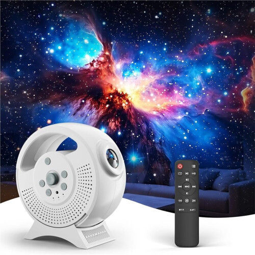 3D  Projector, 60 Scenes Adjustable  Planetarium Projector with  Speaker,for Kids & Adults Eu Plug 1