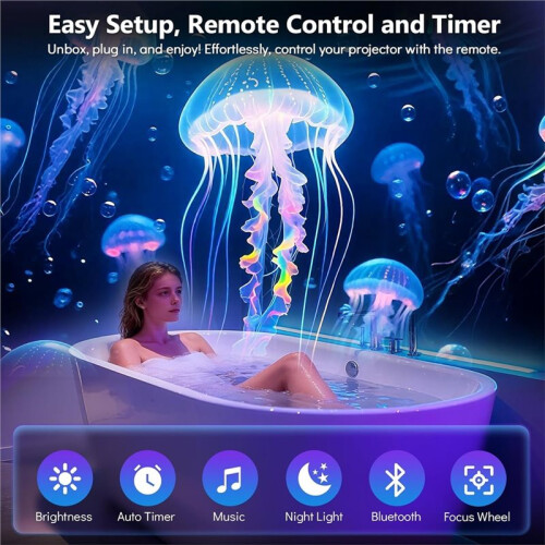 3D  Projector, 60 Scenes Adjustable  Planetarium Projector with  Speaker,for Kids & Adults Eu Plug