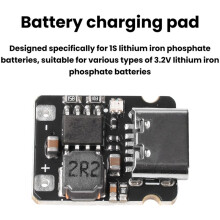 5pcs 1S 3.2V/3.6V LiFePO4 Battery Charging Board 2.4A Fast Charger Module Trickle/Constant Current Charging