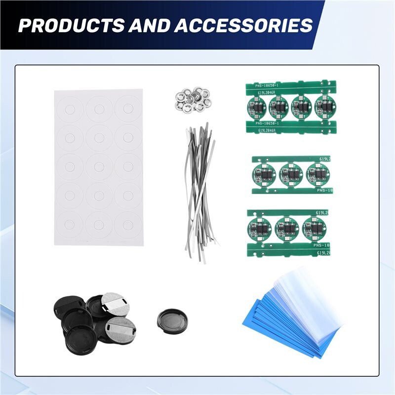 10Set 18650 Li-Ion Universal Dual MOS Protection Board 18650 ...